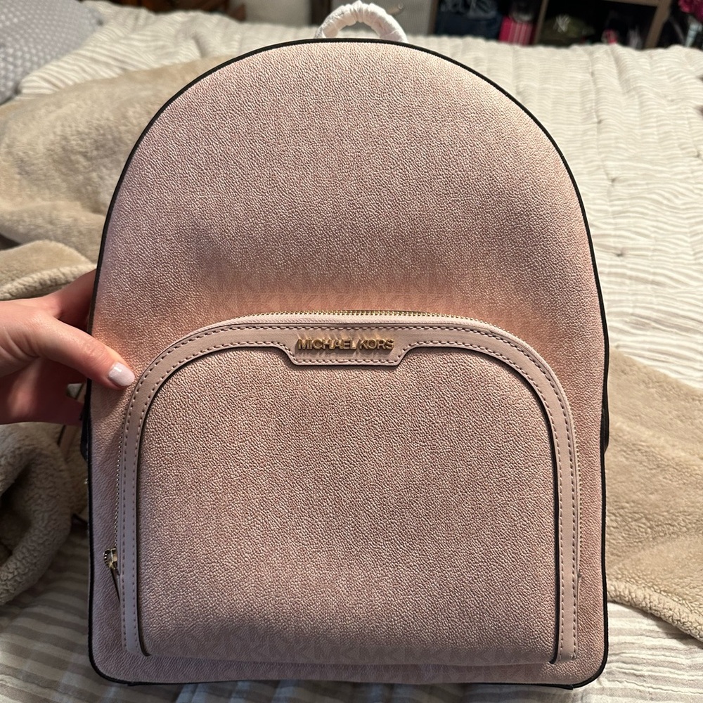 Michael Kors Pink Backpack